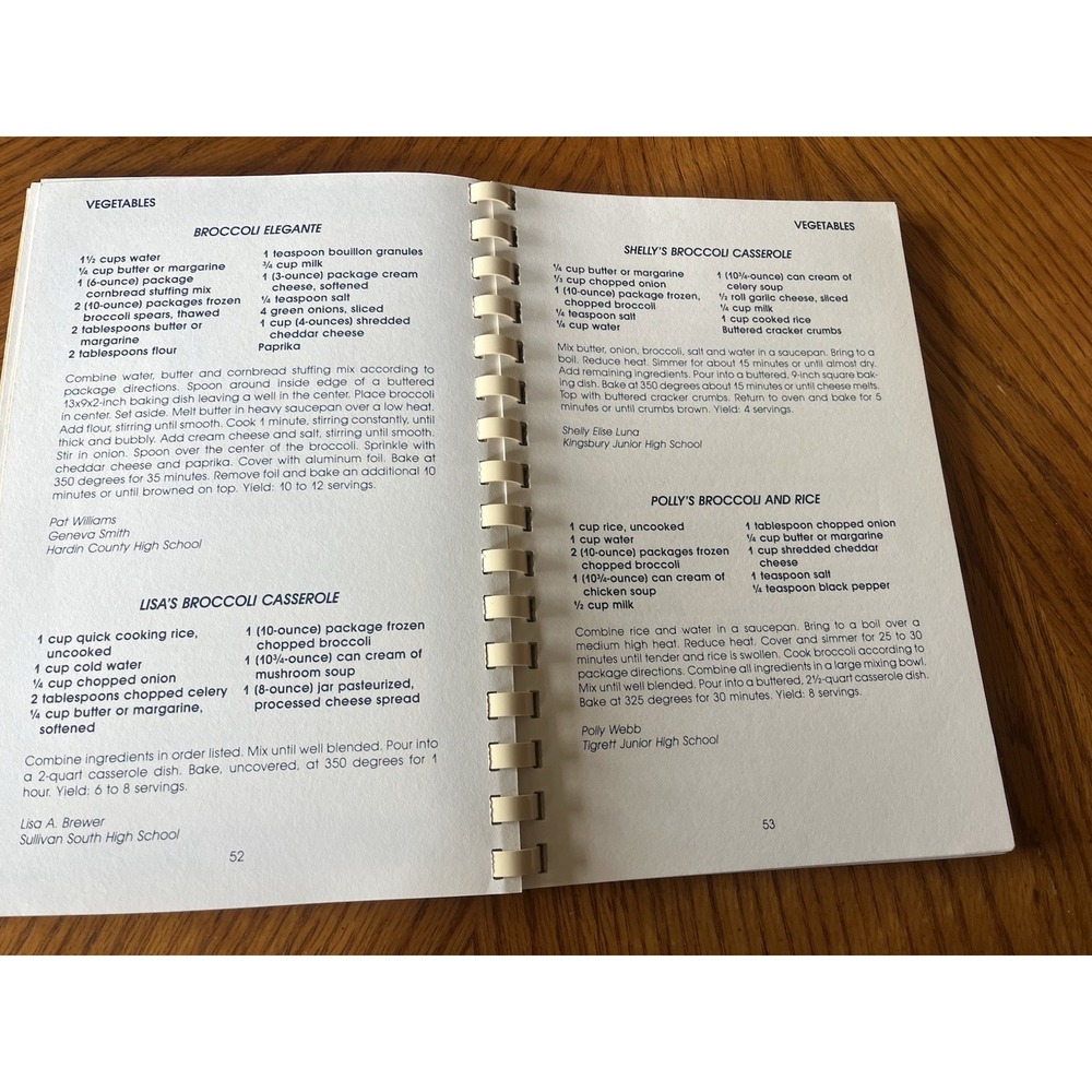 A Taste of Tennessee Cookbook Collection Recipes Spiral Bound 1980s Catfish - Picture 8 of 11